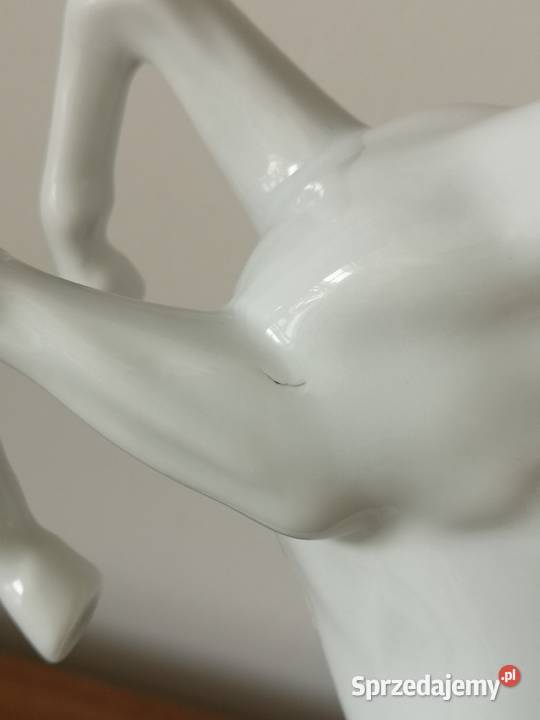 Porcelanowa figurka koń Royal Dux vintage Toruń