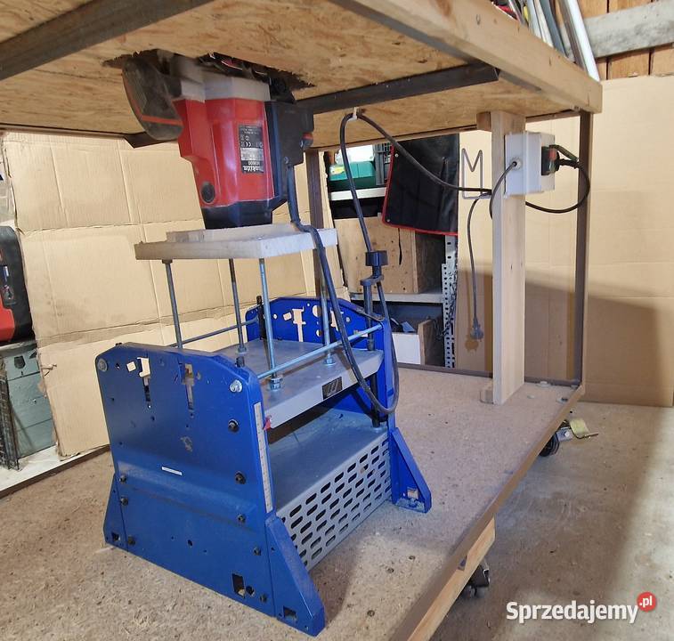 stół warsztatowy frezarski 2w1 z frezarką Makita łódzkie Aleksandrów Łódzki