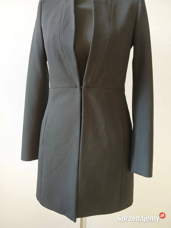 Elegancka marynarkażakiet płaszczyk damskiczarna czarny Odzież damska Kielce