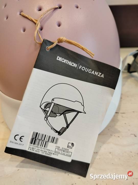 Kask i rękawiczki do jazdy konnej FOUGANZA Bydgoszcz