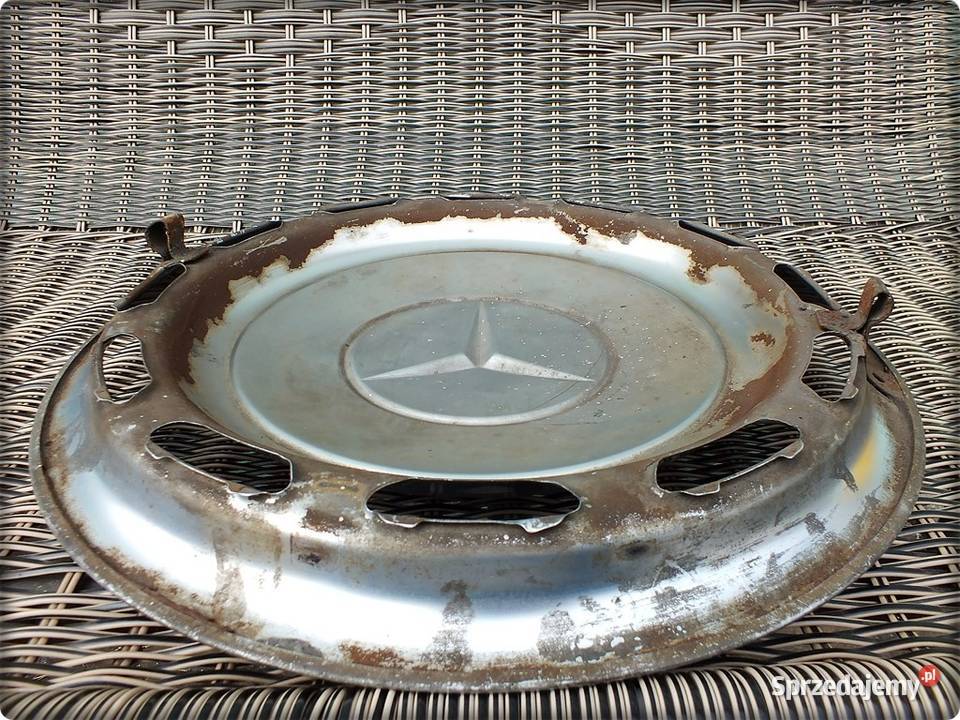 MERCEDES Oryginalny Kołpak kolor Żółty Beczka