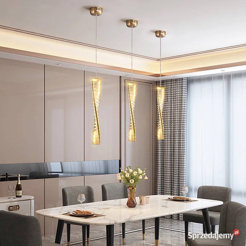 Żyrandol kryształowy nowoczesny złoty CRYSTAL XS Warszawa sprzedam