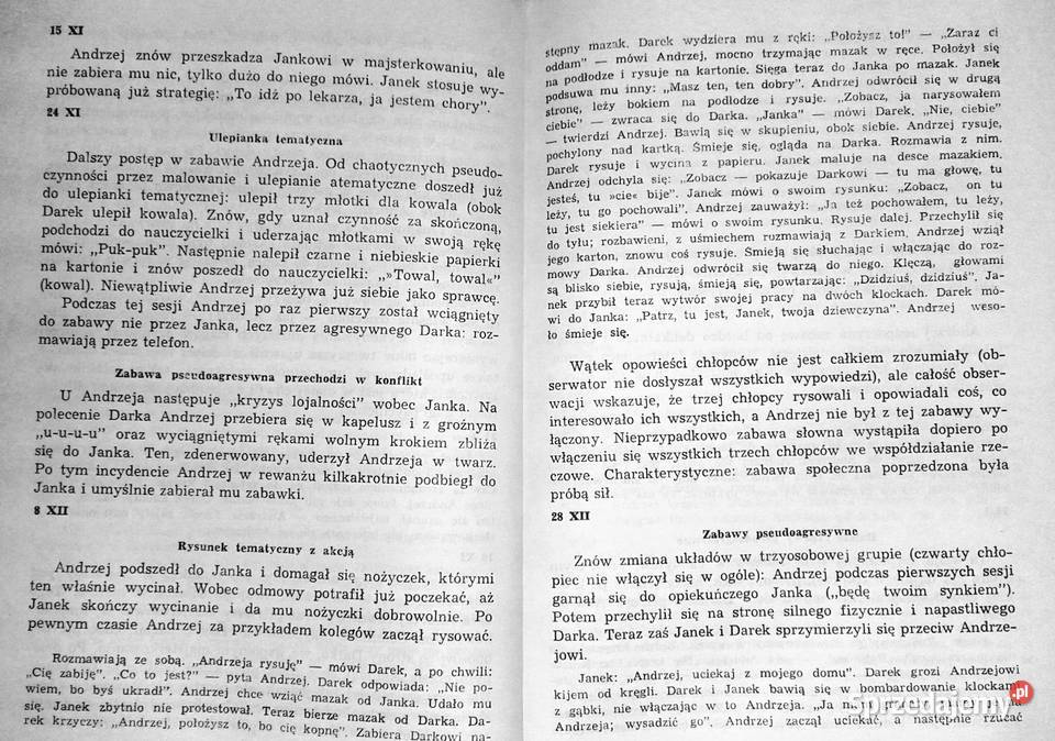 Metody aktywizowania głębiej upośledzonych Pozostałe Chełm sprzedam