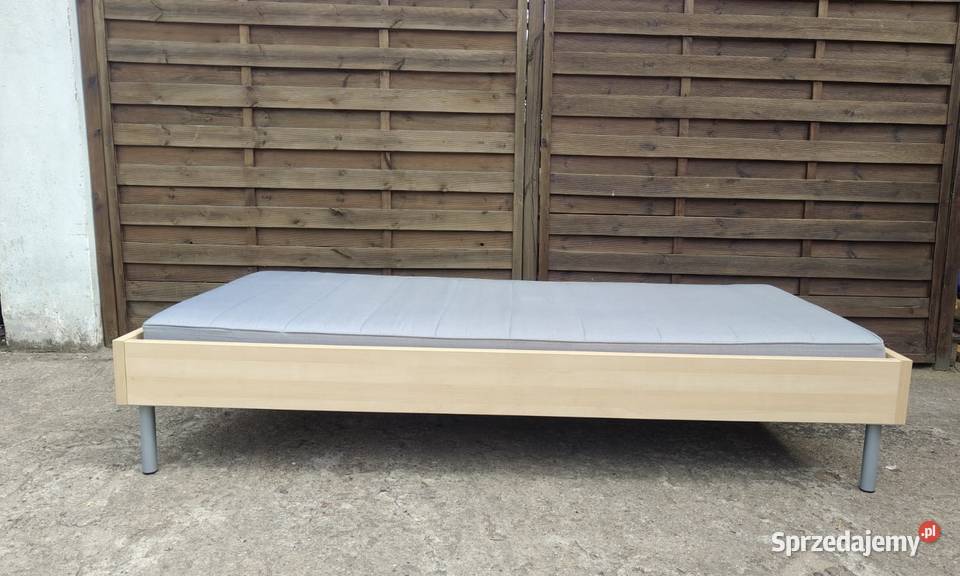 Łóżko 90x200 stelaż materac IKEA Sultan Warszawa sprzedam