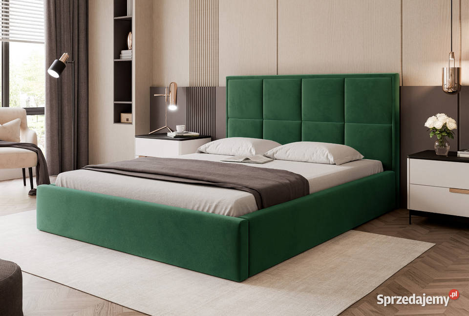 Łóżko tapicerowane z pojemnikiem Silensio różne sprzedam