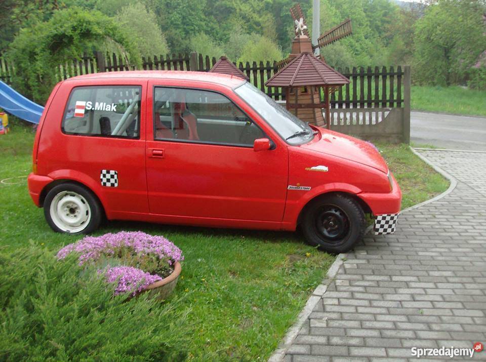 Fiat CC Rajdówka czerwony Zachełmna