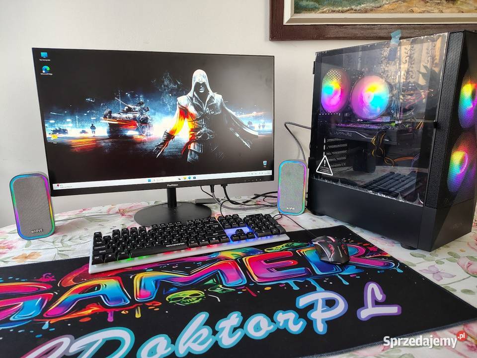 Wydajny Komputer do Gier i Nauki RX 470 8GB Nowa Pozostałe Kielce