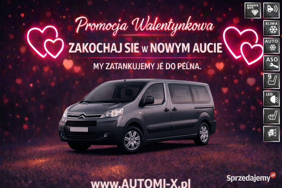 Citroen Jumpy Combi 2Xdrzwi20 HDI136 Atlante 9os Świdnica sprzedam