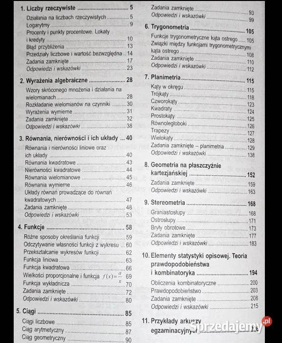 Matura z matematyki roku 2010 A Cew H Nahorska Chełm