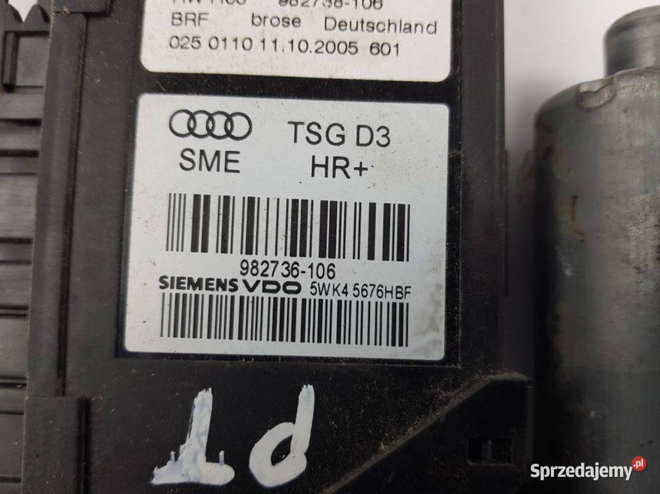 SILNICZEK SZYBY PT 4E0959802C AUDI A8 kujawsko-pomorskie Lipno