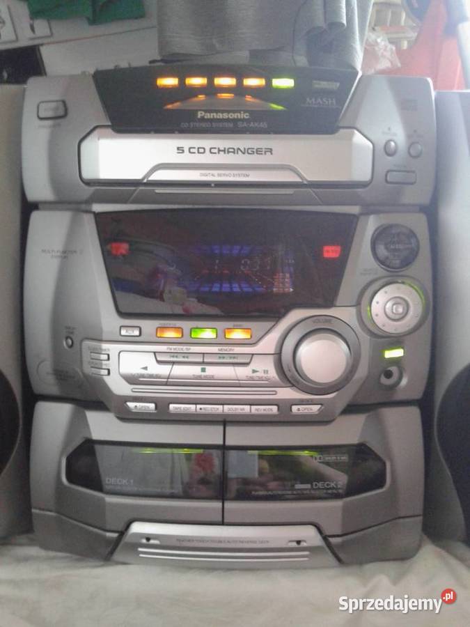 wieża HIFI stereo PANASONIC moc 2x160w z pilotem Ostrowiec Świętokrzyski