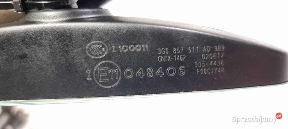 LUSTERKO WSTECZNE VOLKSWAGEN PASSAT B8 osobowe kujawsko-pomorskie Lipno sprzedam