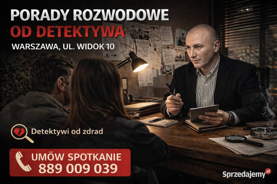 Detektyw Warszawa porady na zdrady Rozwód Dowody mazowieckie