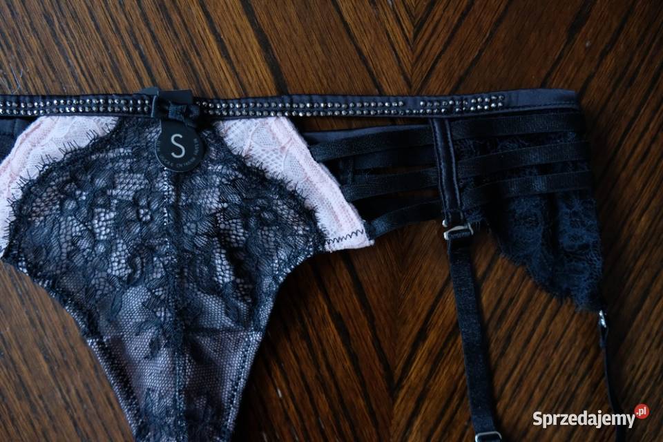 czarne majtki stringi Censored Yorker 36 S pas Bielizna damska kujawsko-pomorskie