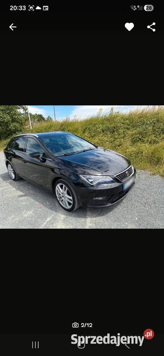 Seat Leon 20 tdi lubelskie Sosnowica