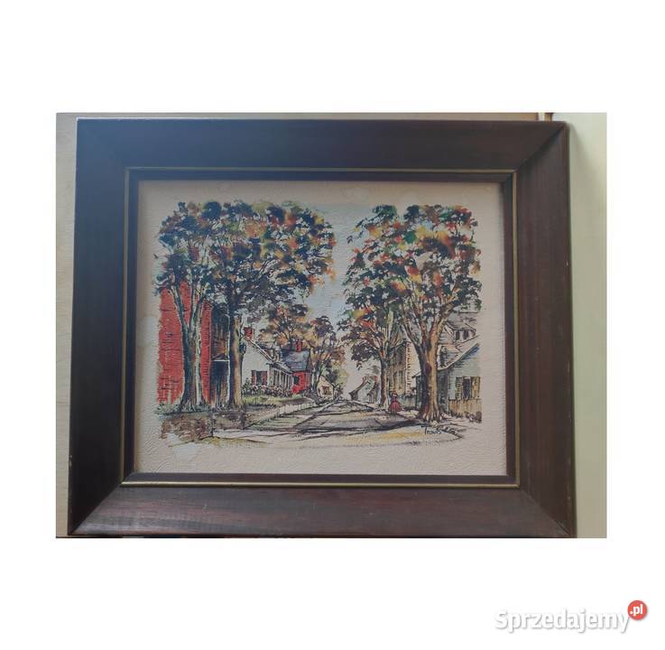 Arthur Kaplan Travis obraz pejzaż ramka ulica