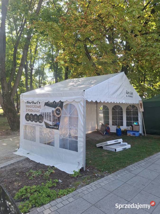Namioty na przyjęcie w ogrodzie lubelskie