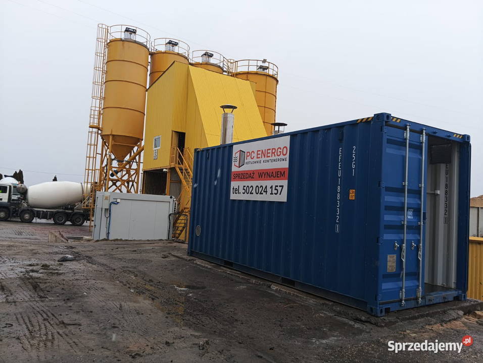 węzeł betoniarski, betoniarnia, ogrzewanie,  ciepły beton
