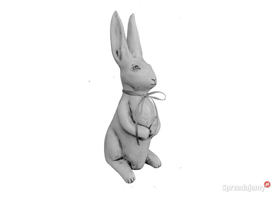 Zając wys.58 cm figura ogrodowa rzeźba gipsowa królik