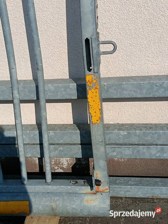 Brama z drutami kolczastymi stalowa długa ok 11 Lubartów