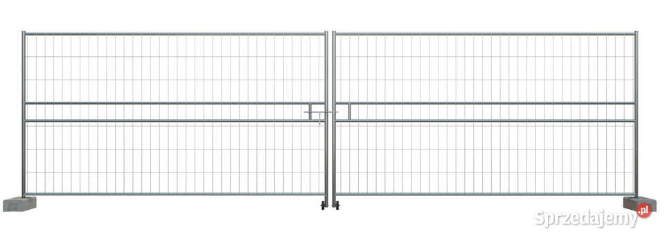 Brama dwuskrzydłowa ażurowa z ryglem i kółkami Szczecin