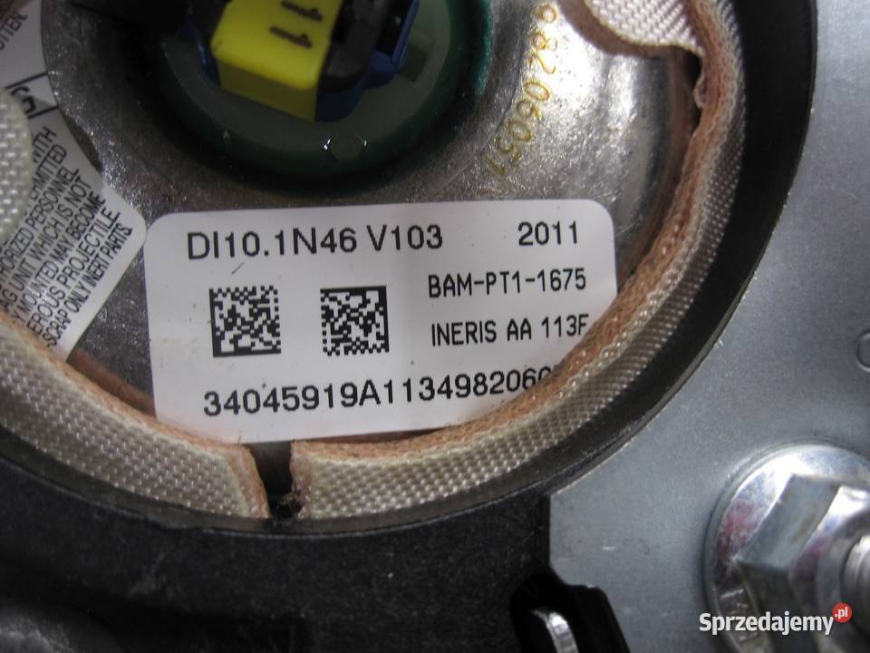 PEUGEOT 3008 I 12r AIRBAG poduszka pasażera