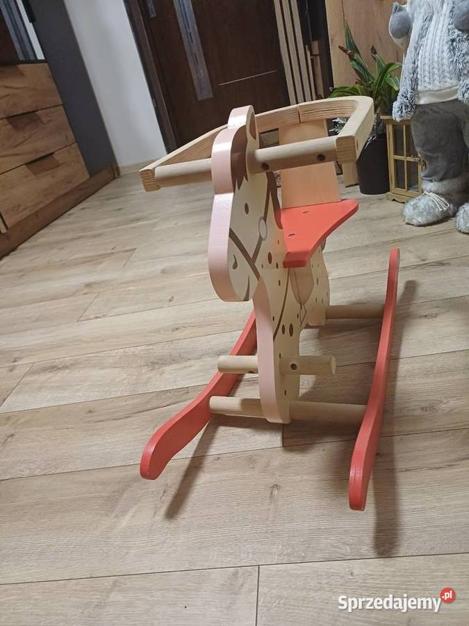 Konik na biegunach drewniany Starogard Gdański