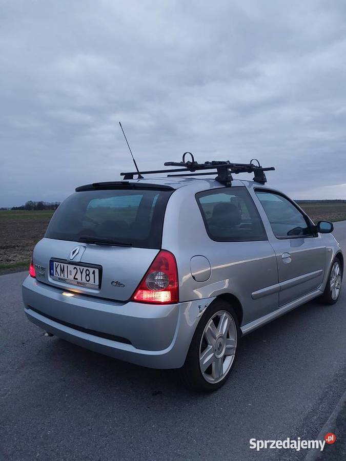 Renault Clio Sport RS ph2 Rok produkcji 2003 małopolskie Książ Wielki sprzedam
