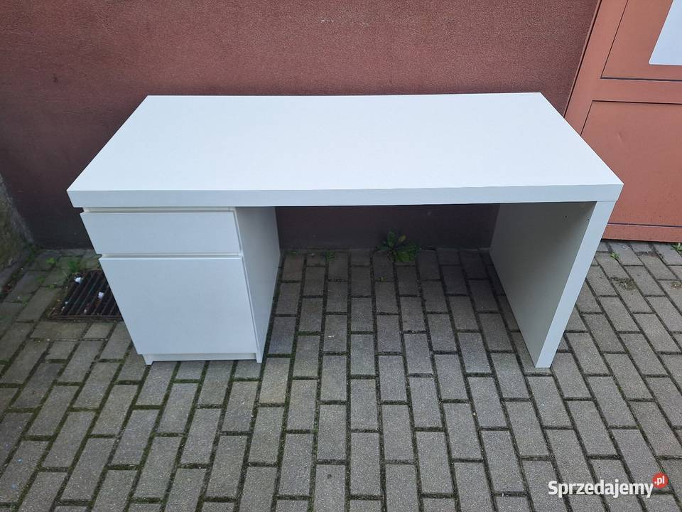 biurko białe ikea malm wielkopolskie Poznań