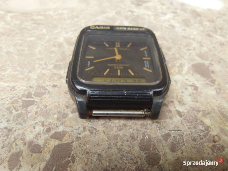 Stary zegarek naręczny Casio Data Bank 30 FKT100 Tczew