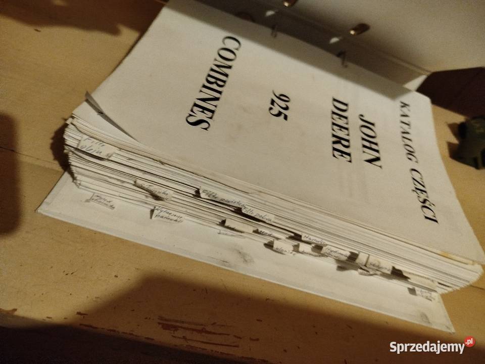 Katalog części do kombajn John Deere 925 lubelskie