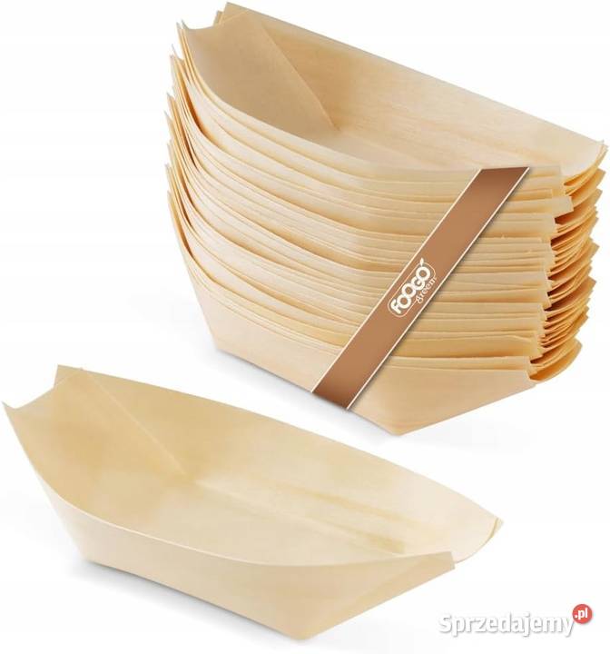 jednorazowych bambusowych misek drewnianych 127 Myszyniec