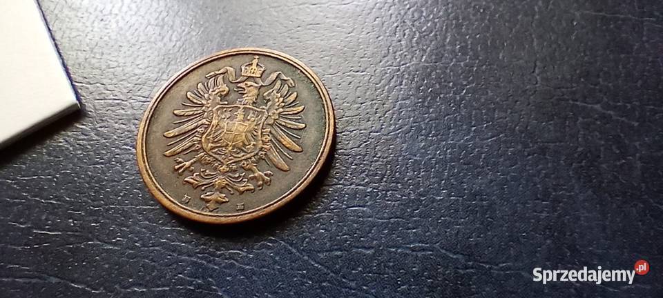 Stare monety 2 fenig 1876 E Niemcy podkarpackie Lesko