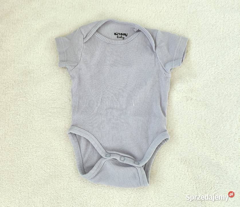 Body 3 pack Sinsay 56 noworodek newborn bawełna uniseks zachodniopomorskie Szczecin sprzedam