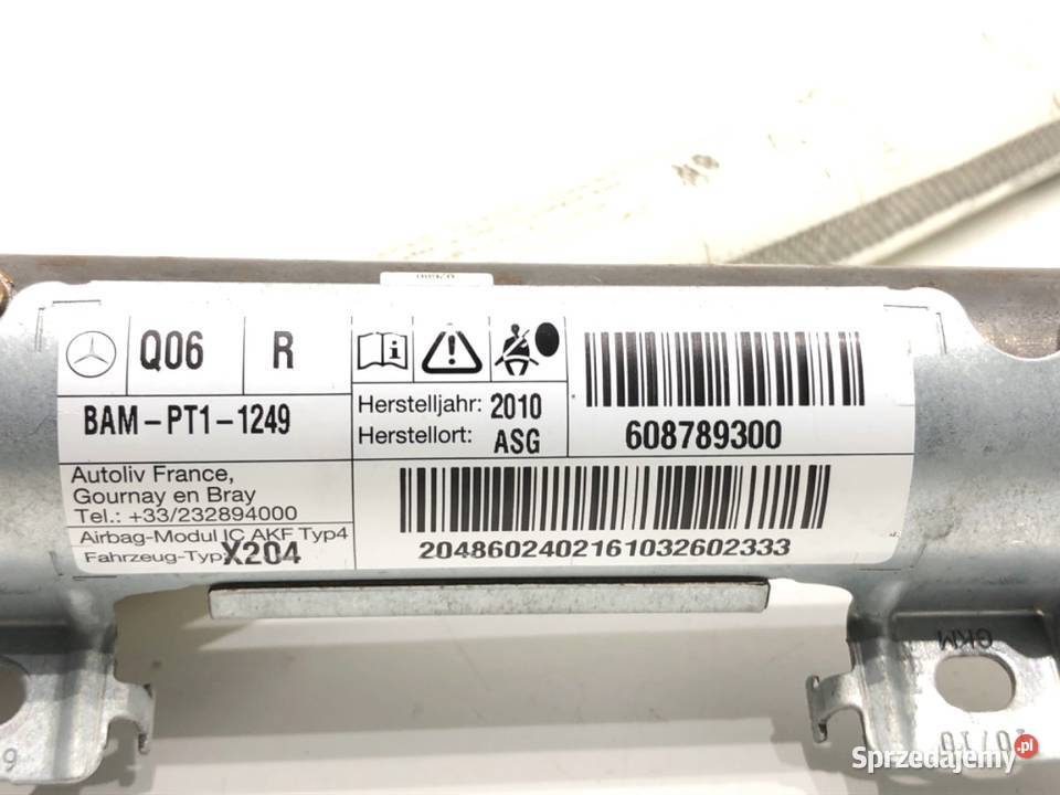 KURTYNA POWIETRZNA PRAWY MERCEDES X204 podkarpackie