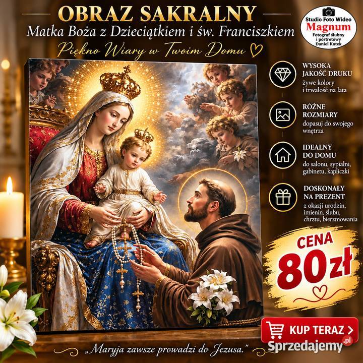 wizerunek Matki Bożej Różańcowej z Pompejów Lublin
