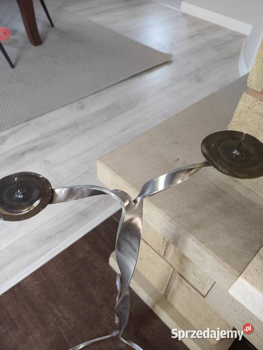 Świeczniki ręcznie gięte UNIKAT Rękodzieło Trzebunia