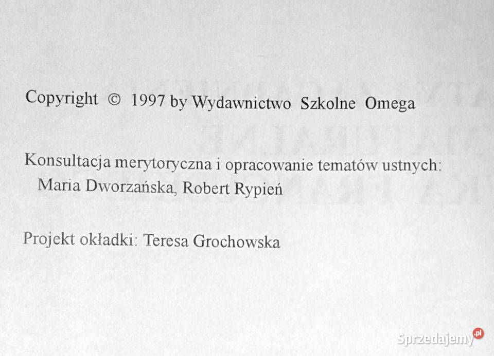 Tematy i zagadnienia maturalne z języka Chełm