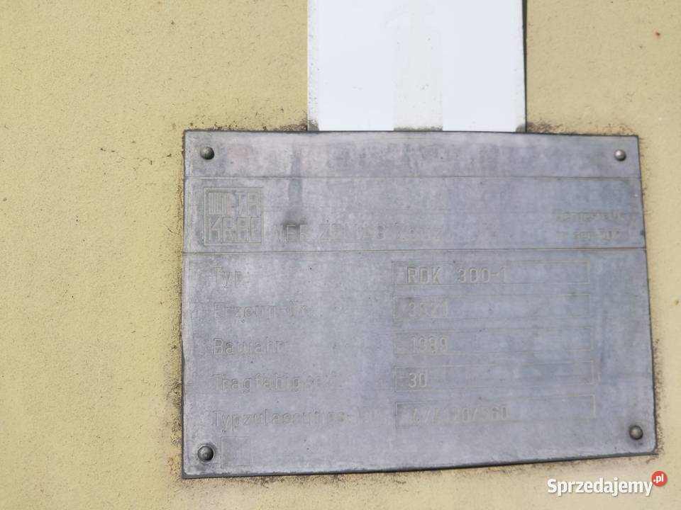dźwig TRAGKRAFT 30 RDK 3001 Bierzglinek