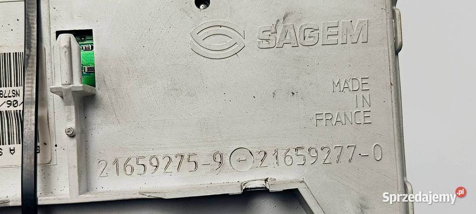 WYŚWIETLACZ PANEL PEUGEOT 206 9647409777 Lipno