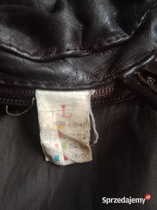 Męska Kurtka Skórzana VINTAGE Elazar Leather Ruda Śląska