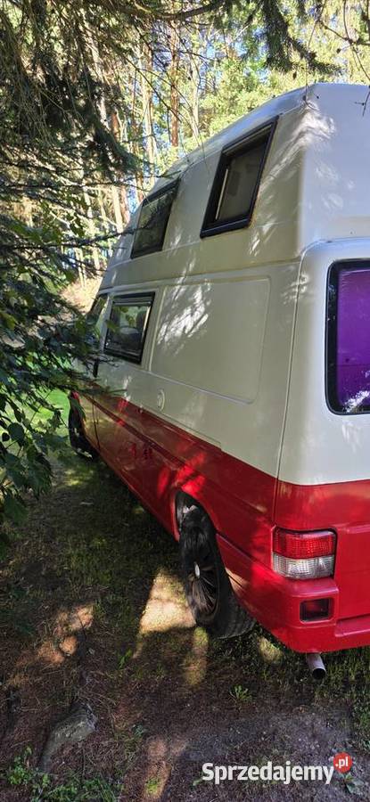 Kamper t4 24d do remontu uszkodzony Volkswagen Volkswagen Lubań