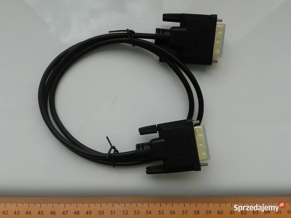 Kabel DVIDVI DualLink 1m kolor czarny w woreczku kujawsko-pomorskie Bydgoszcz sprzedam