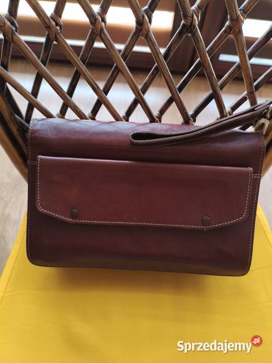 Ładna saszetka męska z prawdziwej skóry firmy