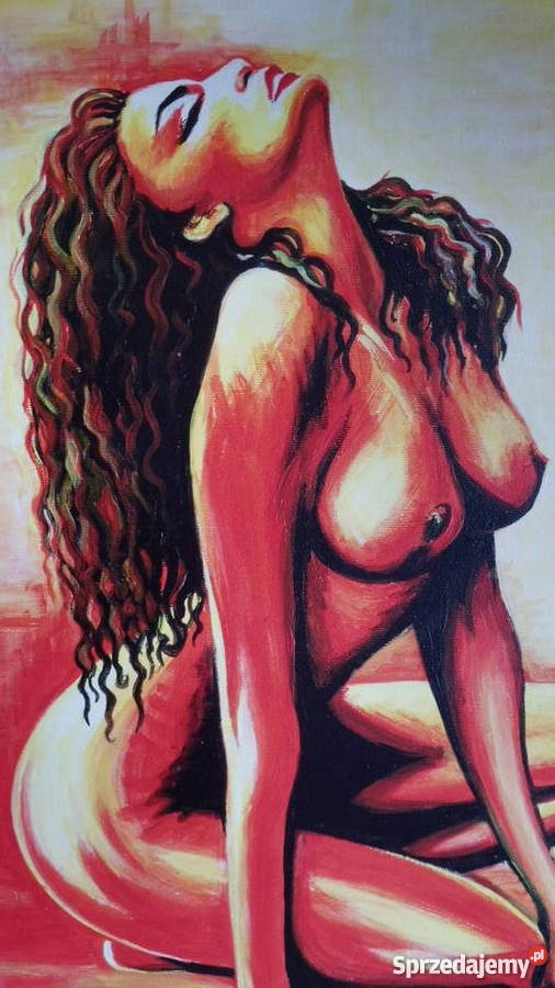 Akt kobiecyakryl60x50 Malarstwo Kraków