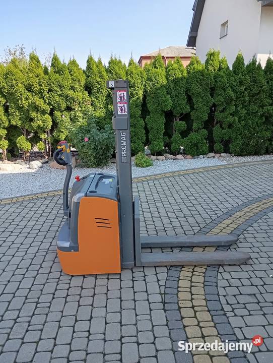 Wózek masztowy paletowy elektryczny Promag 2017r Radzyń Podlaski