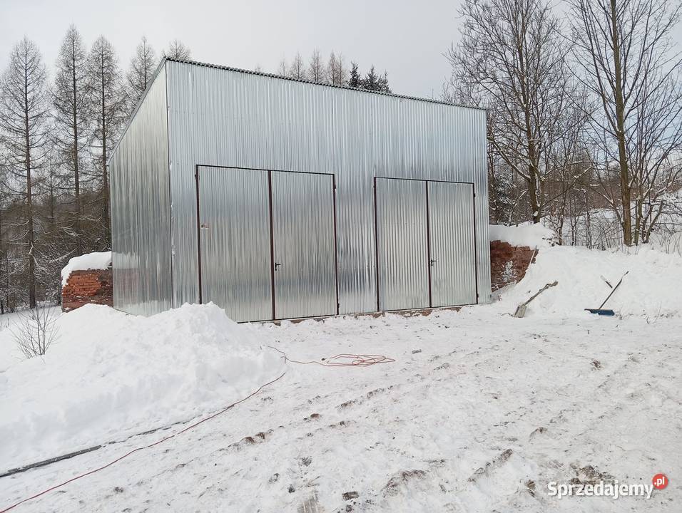Garaż 12x6 ZŁOTY DĄB Magazyn WIATA