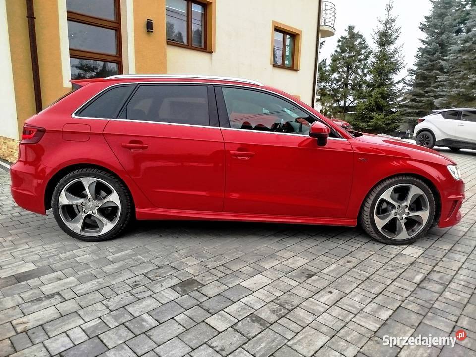 AUDI A3 SLINE 14 BENZYNA 122 128 skóra czujniki 125000km A3 Grabownica Starzeńska