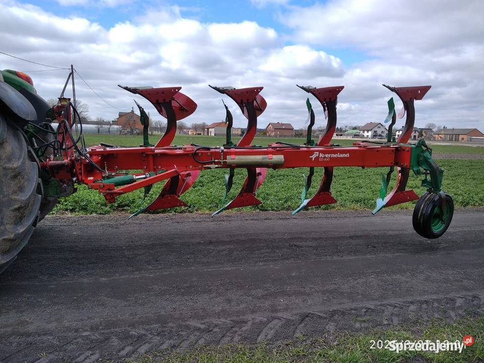 Pług obrotowy kverneland EG 100 siłownik wielkopolskie Kalisz