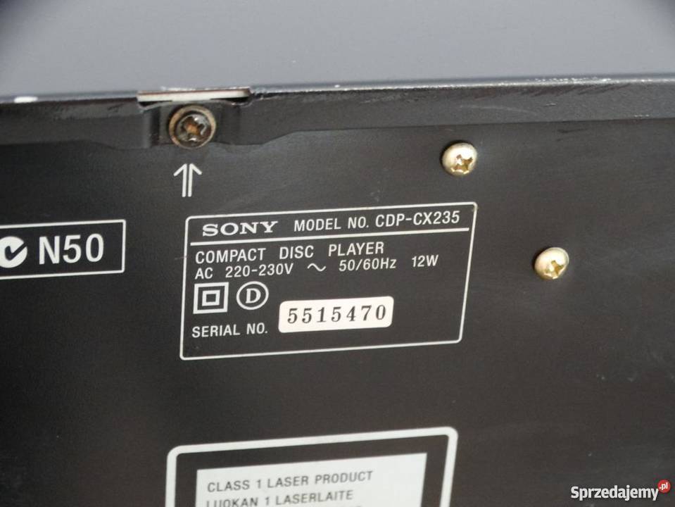 Zmieniarka na 200 CD Sony CDPCX235 TEXT sprawna Jasło
